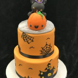 Perfect Cute Halloween Baby Shower Cake Cakes