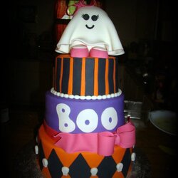 Terrific Halloween Baby Shower Cake Cakes Fondant