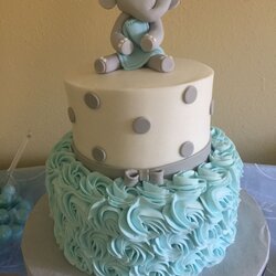 Magnificent Pin By Torres On Cakes Elephant Baby Shower Cake Tier Memories Spot