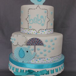 Capital Elephant Baby Shower Cake Cakes Pastel Boy Para Sweet Themed Boys Shop Showers