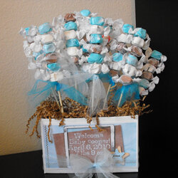 Out Of This World Stylish Baby Boy Shower Favors Ideas To Make Goodies Taffy Omega Skewers For Boys Center