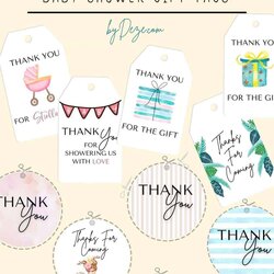 The Highest Quality Free Printable Baby Shower Thank You Tags For Favors Off Gift