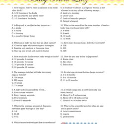 Capital Free Printable Baby Shower Trivia Quiz With Answer Key Games Game Gender Neutral Color Card