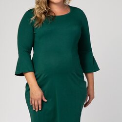 Superb Plus Size Fitted Maternity Dresses For Baby Shower