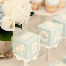 Preeminent Baby Blocks Shower Ideas Themes Games Decorations Blue Party Real Inspired Designer Choose Board