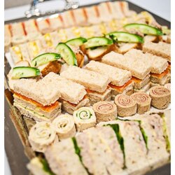 Exceptional Sandwich Ideas For Baby Shower Simple Food Platter Elevated Slice Atop