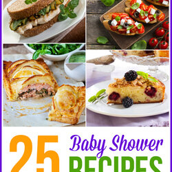 Eminent Easy To Make Baby Shower Recipes