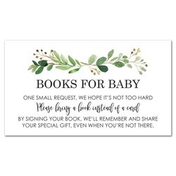 Wonderful Baby Shower Book Instead Of Card What To Write Inside Get More