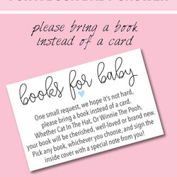 Admirable Baby Shower Book Ideas Instead Cards Twinkle Star Theme Bring