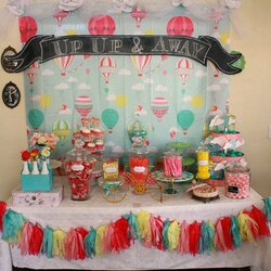 Marvelous The House Of Shoes Up And Away My Baby Shower Theme Air Hot Balloons Thought Always