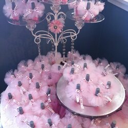 Peerless Ballerina Baby Shower Ideas Favors Themed Tutus Candle Keepsake Shoe Cookies Shape Use
