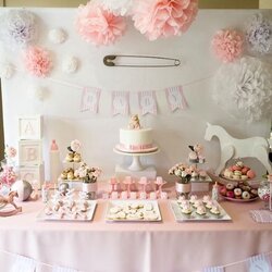 Superior Adorable Girl Baby Shower Decor Ideas You Ll Like