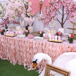 Fantastic Enchanting Garden Baby Shower Inspiration Themes Party Enchanted Girl Unique Decorations Pink Girls