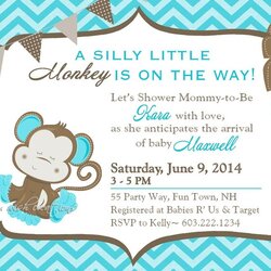 Preeminent Dark Baby Shower Invitations At Monkey