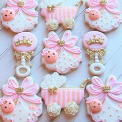 Pin By Rhonda Leach Burch On Gift Treats Baby Shower Cookies Princess Xx