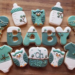 Tremendous Baby Shower Owl Themed Sugar Cookies For Girl Or Choose Board Order