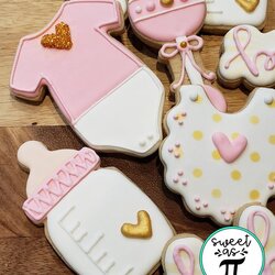 Legit Baby Girl Shower Sugar Cookies Decorated In