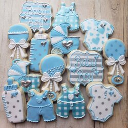 The Highest Standard Baby Boy Girl Sugar Cookies Color Options Cookie Iced