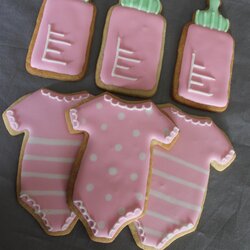 Super Baby Shower Sugar Cookies
