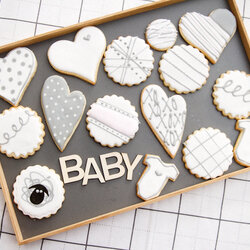 Sterling Baby Shower Sugar Cookies Little Beau Sheep The Sweet Nerd Chocolate Cake Double
