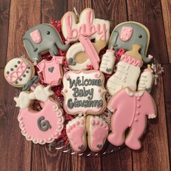 Out Of This World Baby Sugar Cookie Decorated Cookies
