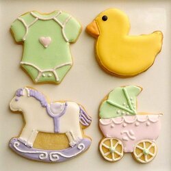 The Highest Quality Classic Baby Shower Cookies Brown Eyed Baker