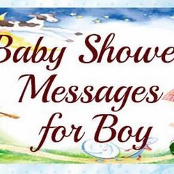 Baby Shower Messages For Boy Wishes Admin