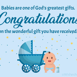 Exceptional Baby Shower Wishes And Messages Bless Religious