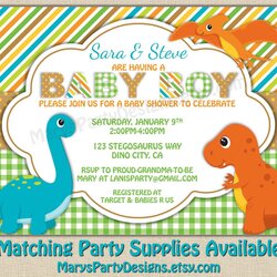 Dinosaur Themed Baby Shower Ideas Free Printable Invitation Invitations Templates Dino Boy Shabby Chic