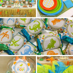 Marvelous Fun Dinosaur Themed Baby Shower Ideas Theme Dino Decorations Boy Themes Favors Make