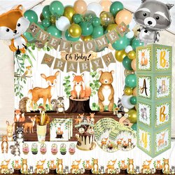 Woodland Themed Baby Shower Decorations