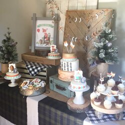 Supreme Woodland Themed Baby Shower Decorations Themes