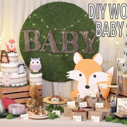 Capital Woodland Themed Baby Shower Decorations