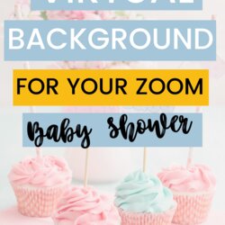 Exceptional Free Baby Shower Zoom Backgrounds Virtual