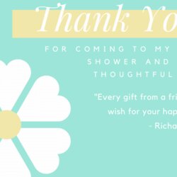 Wonderful Best Baby Shower Thank You Wording Examples Gift Words Pleased Absolutely So Image Bach