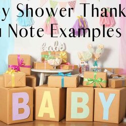 The Highest Standard Baby Shower Thank You Wording Examples For Gifts And Host