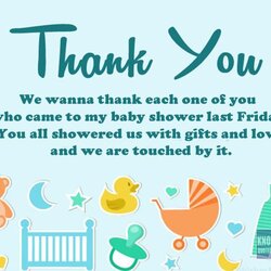 Terrific Baby Shower Thank You Wording Tips Ideas And Examples Quotes Thanking