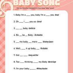 The Highest Standard Baby Shower Games With Answers Free Printable Com