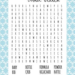 Champion Free Printable Baby Shower Games Ideas