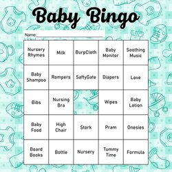 Tremendous Best Free Printable Baby Shower Games Com