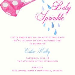 The Highest Quality Baby Sprinkle Invitation Wording