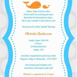 Wizard Work Baby Shower Invite Wording Invitation Invitations Boy Whale Templates Boys Message Sayings