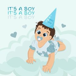 Premium Vector Baby Shower Boy It