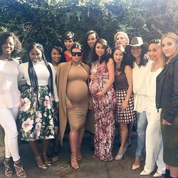 Matchless What To Wear Baby Shower Ideas Comfortable In Outfit Kim Pregnant Guest Outfits Dresses Bump Brunch