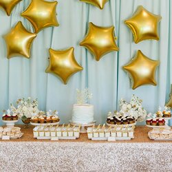 Creative Gender Neutral Baby Shower Ideas Star Twinkle Little Modern Showers Balloon Themes Cake Cutest Table