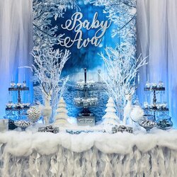 Fantastic Winter Wonderland Baby Shower By Thank You Theme Boy Blue