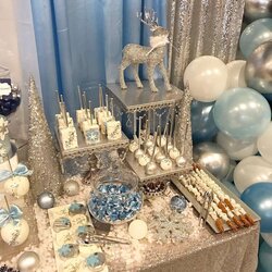 High Quality Winter Wonderland Baby Shower Party Ideas Photo Of