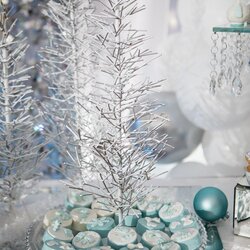 Marvelous This Icy Blue And Silver Winter Wonderland Baby Shower Is Must See
