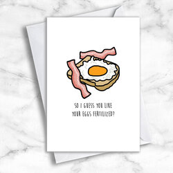 Cool Pregnancy Pun Card Congratulations Funny Baby Shower