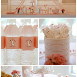 Very Good Real Party Bunny Baby Shower The Cake Blog Showers Bridal Pink Girl Decorations Idea Theme